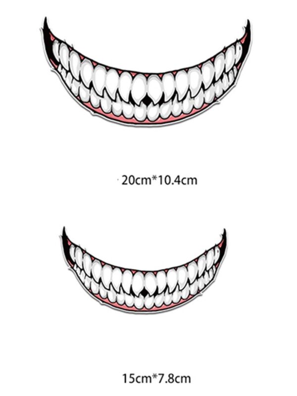 Helmet Sticker Evil Tooth - Image 6
