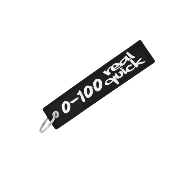 0-100 REAL QUICK | MOTORCYCLE KEYCHAIN 2x - Image 1