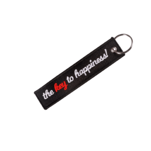 THE KEY TO HAPPINESS | MOTORCYCLE KEYCHAIN 2X