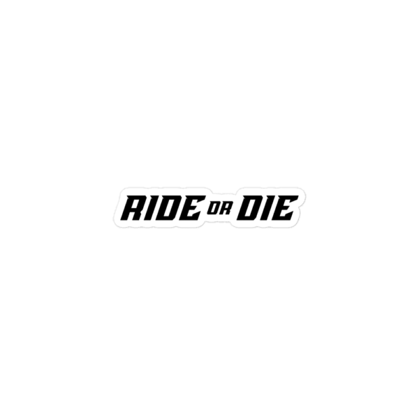 RIDE OR DIE STICKERS - Image 2