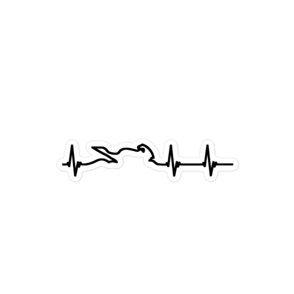 MOTORCYCLE HEARTBEAT STICKER - Image 3